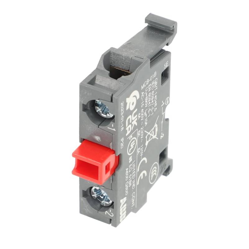 MCB-01B | 1SFA611610R2010 | MCB-01B | ABB MODULAR CONTACT BLOCK, WITHOUT HOLDER, NON-ILLUMINATED, SINGLE CONTACT BLOCK, SCREW CLAMP von ABB