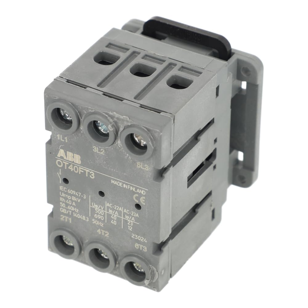 OT40FT3 | 1SCA104940R1001 | ABB FRONT OPERATED DOOR MOUNTED ISOLATOR 3 POLE, 40A, HANDLE IS NOT INCLUDED von ABB