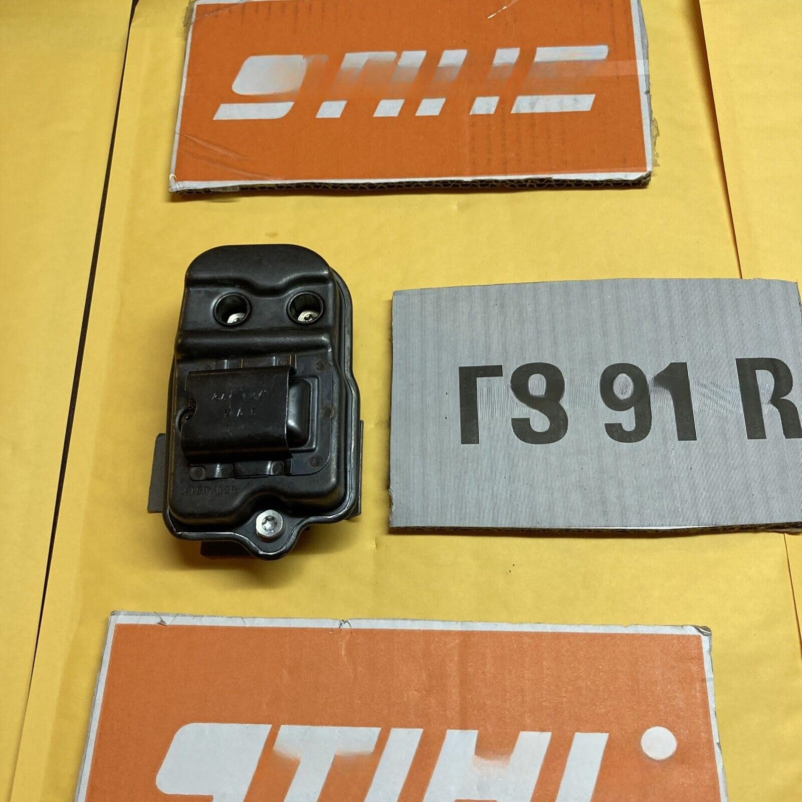 ABBINK Original Trimmer-Schalldämpfer, Ersatz für Stihl OEM, Schwarz von ABBINK