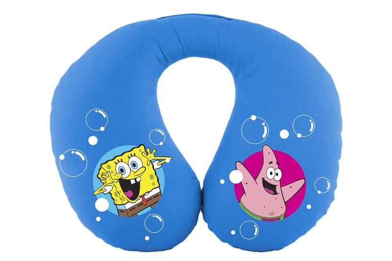 Bob Esponja SpongeBob Nackenkissen für Kinder. Superbequemes Reisen, Blau von Bob Esponja