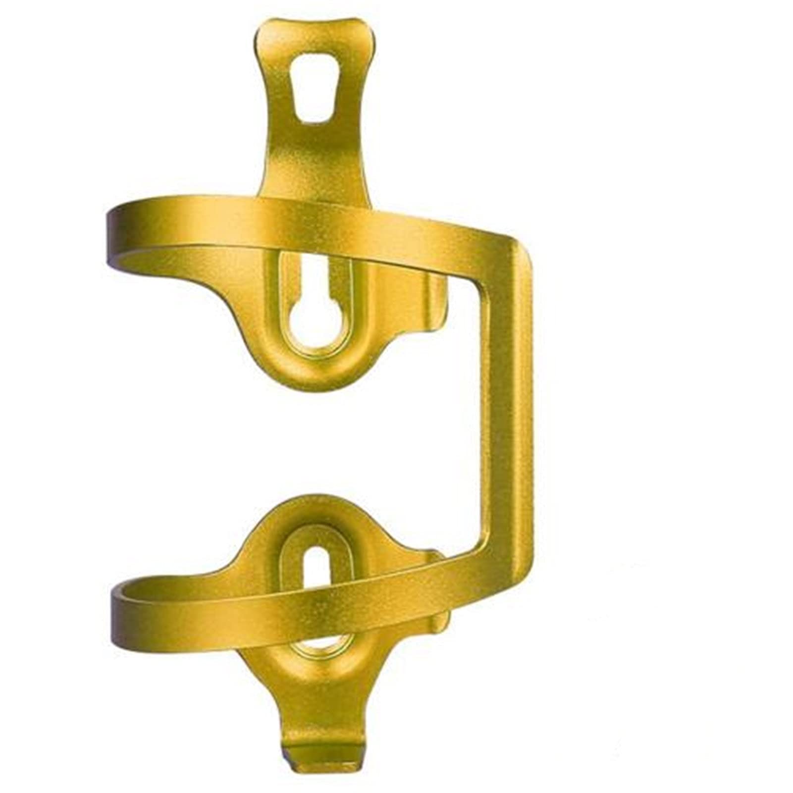 Mountainbike Radfahren Wasser Flaschenkäfig Aluminiumlegierung Becher Halter Getränk Halterung Becher Halter Getränkhalterung (Color : Golden 1) von ABCBCA