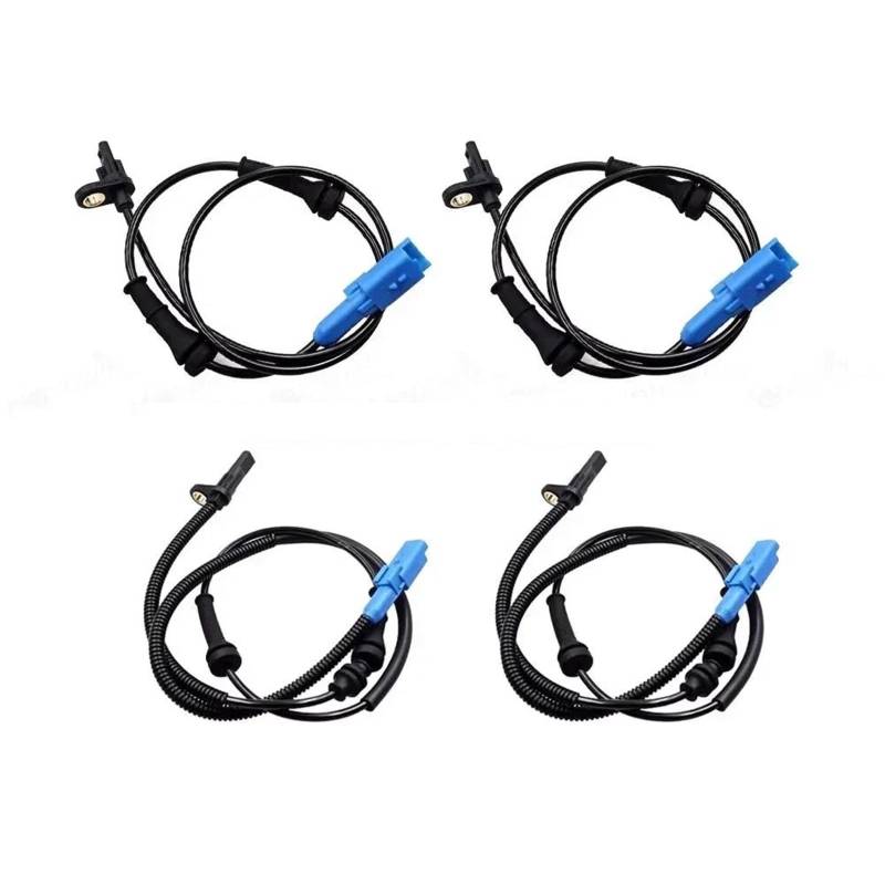 ABS Sensor Kabel 1/2/4 Stücke Für Citroen Für C3 Für Aircross II Vorne Hinten ABS Rad Geschwindigkeit Sensor 9805066080 9810846080 ABS Sensor Raddrehzahl Hinterachse(4 pcs) von ABLSUR