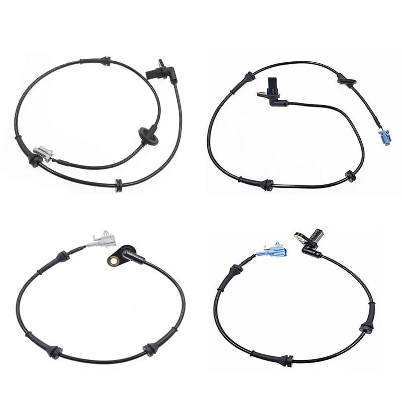 ABS Sensor Kabel Für X-Trail Für T30 T31 2000-2015 ABS Rad Geschwindigkeit Sensor 47910-EQ010 47911-EQ010 47900-EQ010 47901EQ010 ABS Sensor Raddrehzahl Hinterachse(4PCS) von ABLSUR