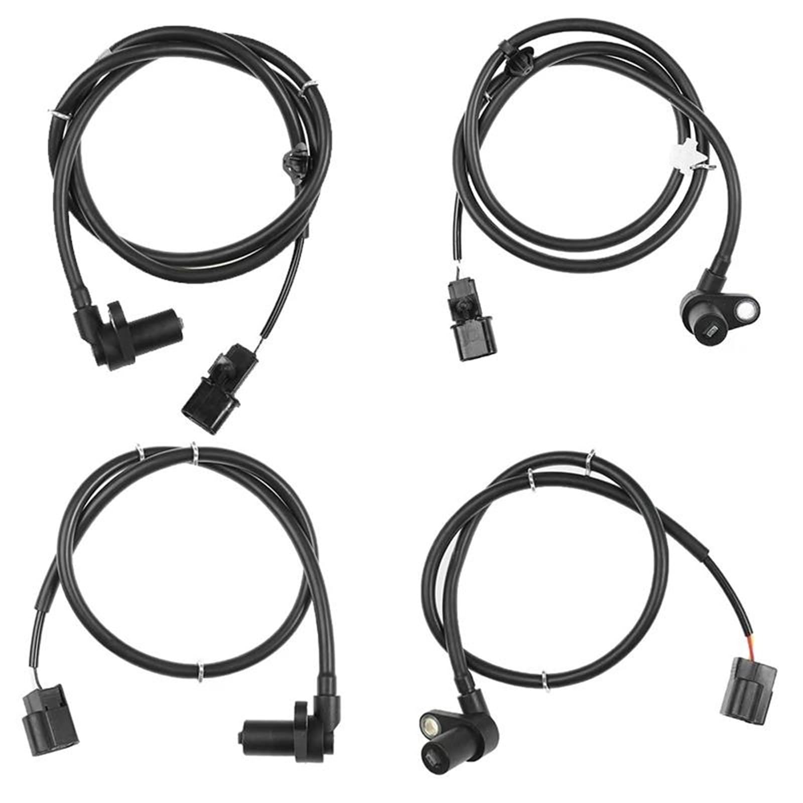 ABS Sensor Kabel MR493460 MR569782 MR961237 MR961238 Vorne Hinten Links Rechts ABS Rad Geschwindigkeit Sensor Für Outlander 2003-2006 ABS Sensor Raddrehzahl Hinterachse(4pcs) von ABLSUR