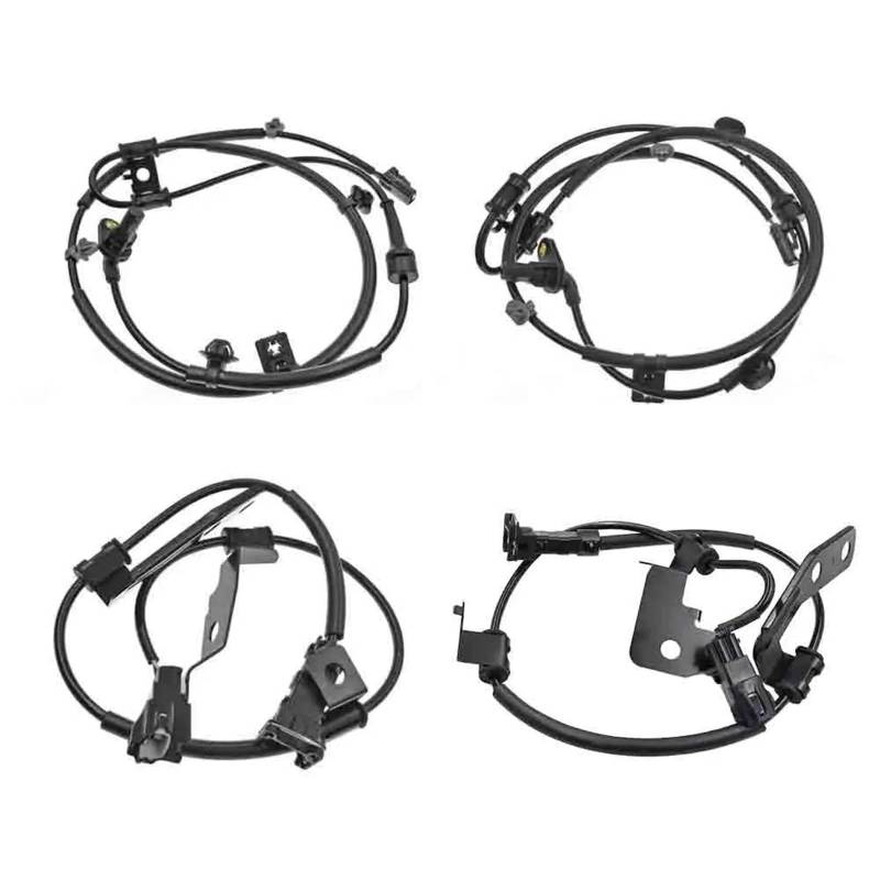 ABS Sensor Kabel Rad Geschwindigkeit ABS Sensor Hinten Vorne Rechts Links Für Hyundai Für Santa Für Fe Für Sport XL Für Kia ABS Sensor Raddrehzahl Hinterachse(4 PCS) von ABLSUR