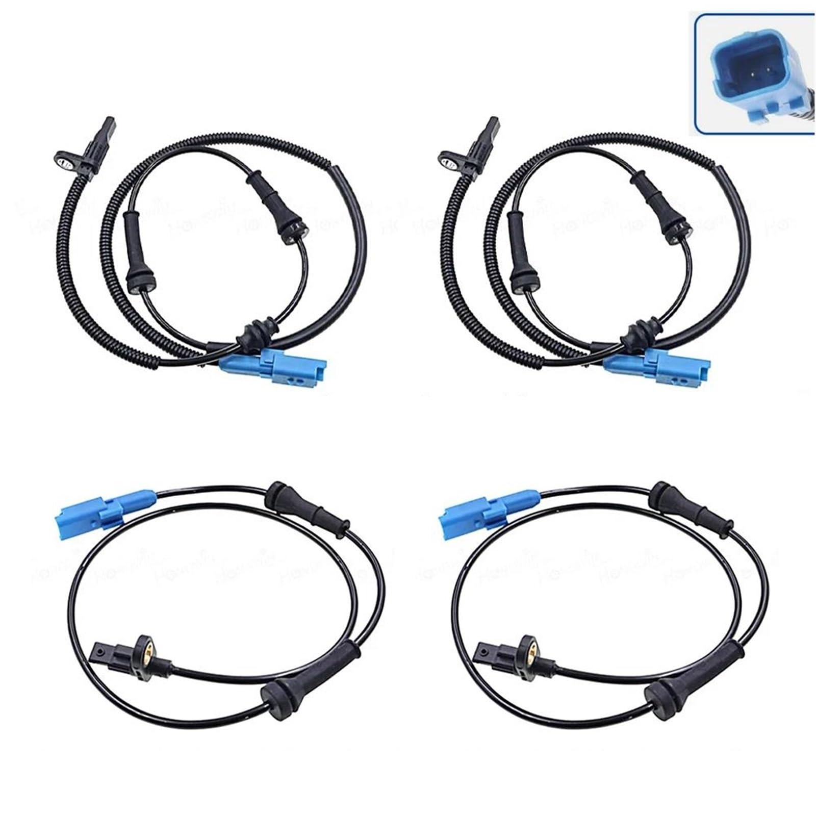 ABS Sensor Kabel Radgeschwindigkeits-ABS-Sensor Für Peugeot Für 2008 Für Citroen Für C3 C4 DS3 9805066080 9805066580 9655067880 ABS Sensor Raddrehzahl Hinterachse(4PCS) von ABLSUR