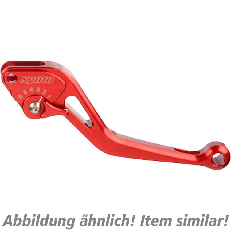 ABM Bremshebel einstellbar Synto BH18 kurz rot/rot von ABM