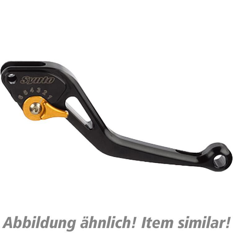 ABM Bremshebel einstellbar Synto BH18 kurz schwarz/gold von ABM