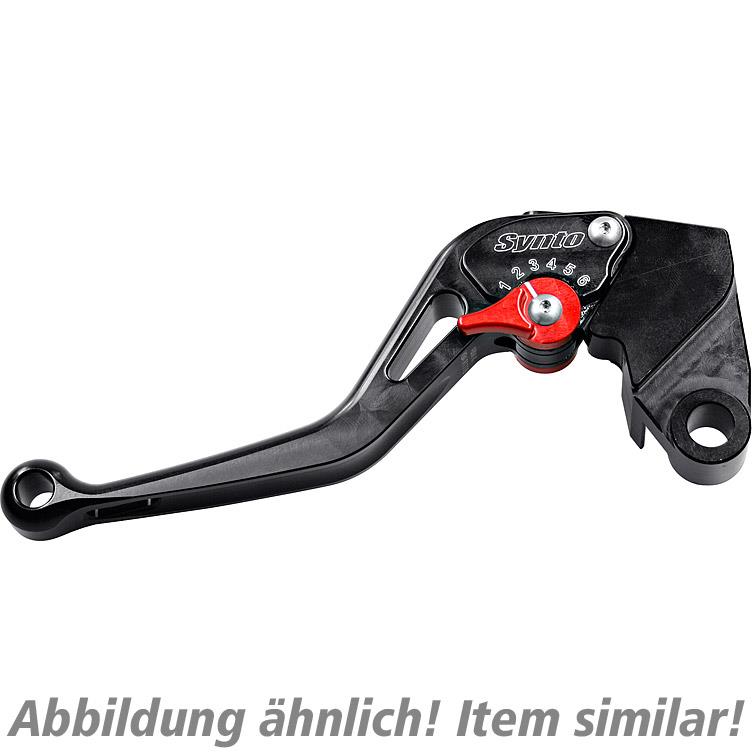 ABM Kupplungshebel einstellbar Synto KH11 kurz schwarz/rot von ABM