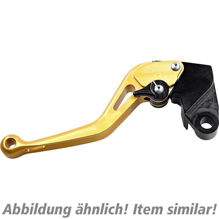 ABM Kupplungshebel einstellbar Synto KH16 kurz gold/schwarz von ABM