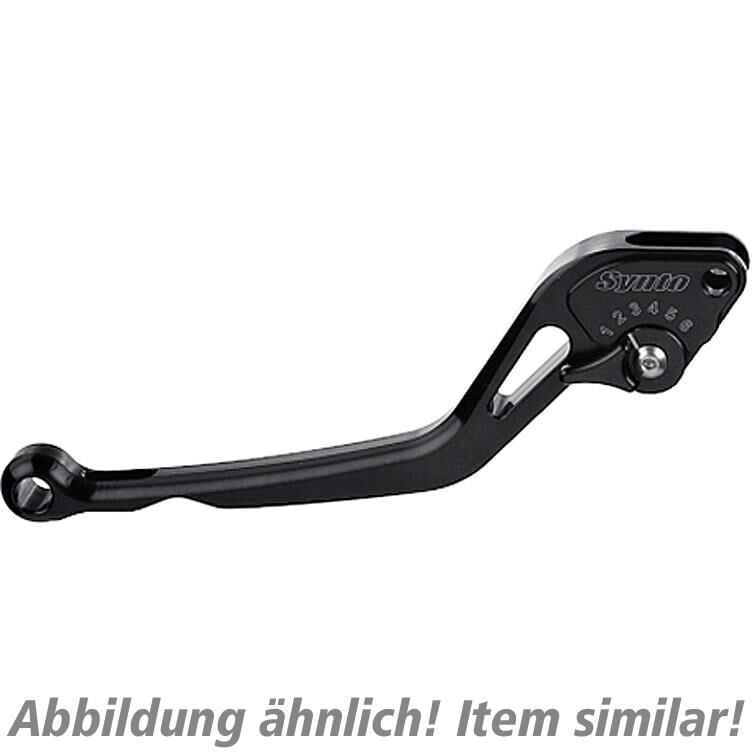 ABM Kupplungshebel einstellbar Synto KH34 lang schwarz/schwarz von ABM