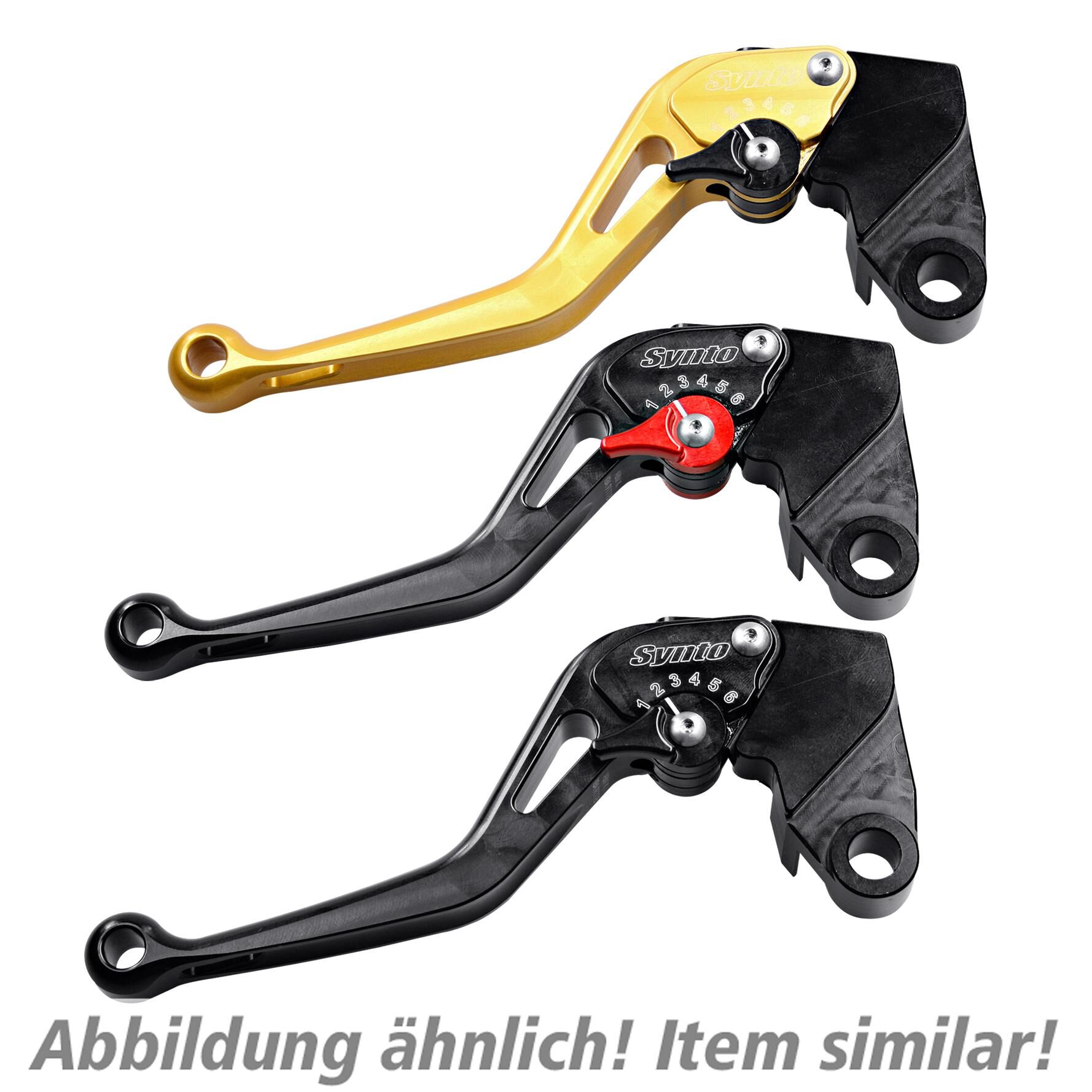 ABM Kupplungshebel einstellbar Synto KH44 kurz schwarz/gold von ABM