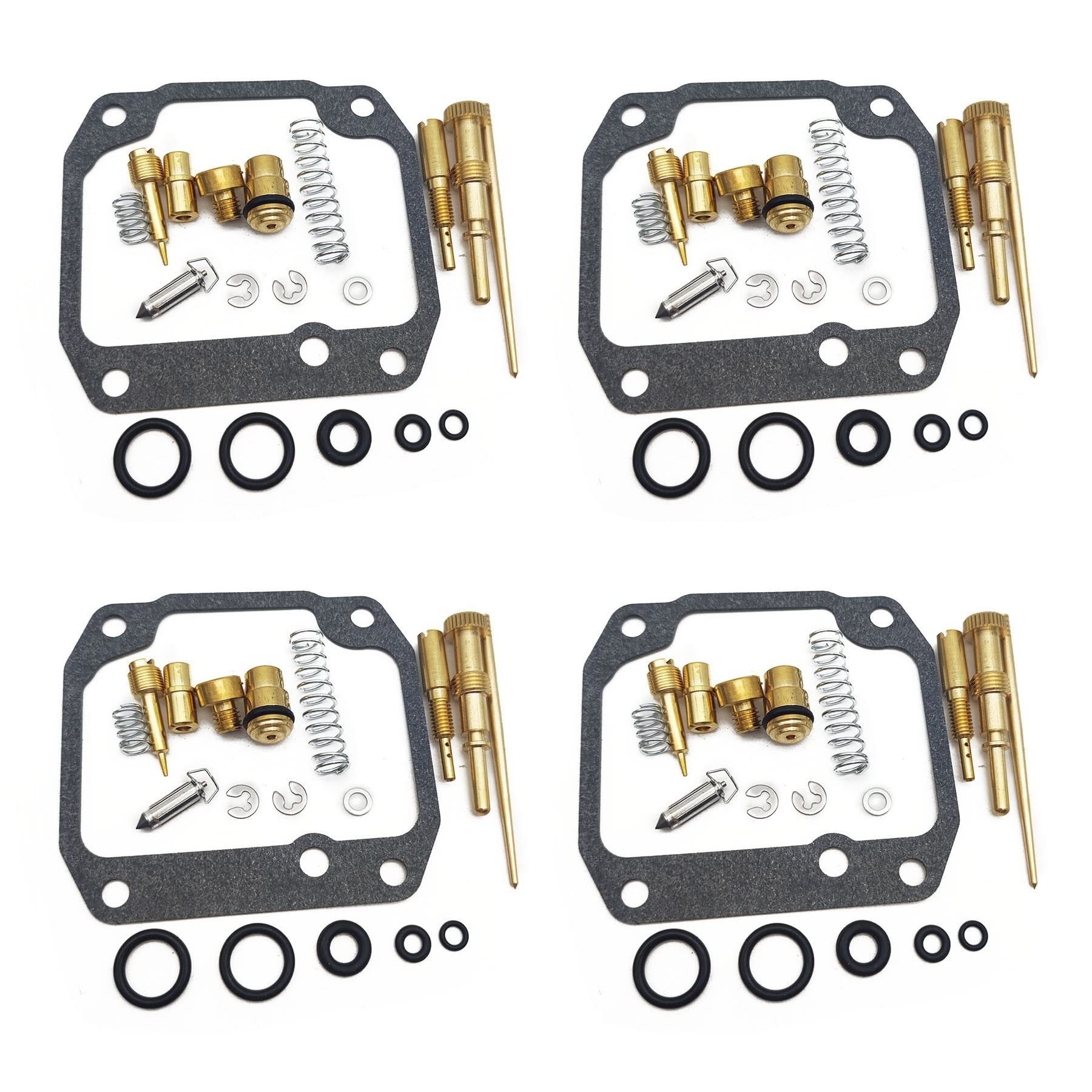 Vergaser Reparatursatz Schwimmende Nadel Sitz Dichtung Luftschraube für Suzuki LT-F160 LTF160 1991-2000 LT160E 1989-1992 LT160 LT 160 E von ABOXU