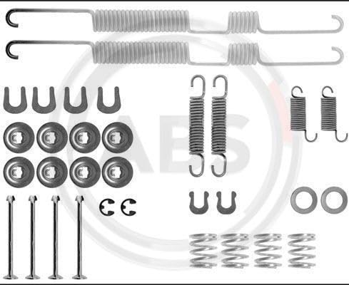 ABS 0698Q Zubehörsatz, Bremsbacken von ABS All Brake Systems