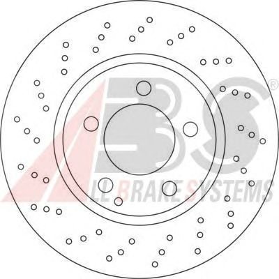 ABS 17111 Bremsscheiben - (Verpackung enthält 2 Bremsscheiben) von ABS All Brake Systems