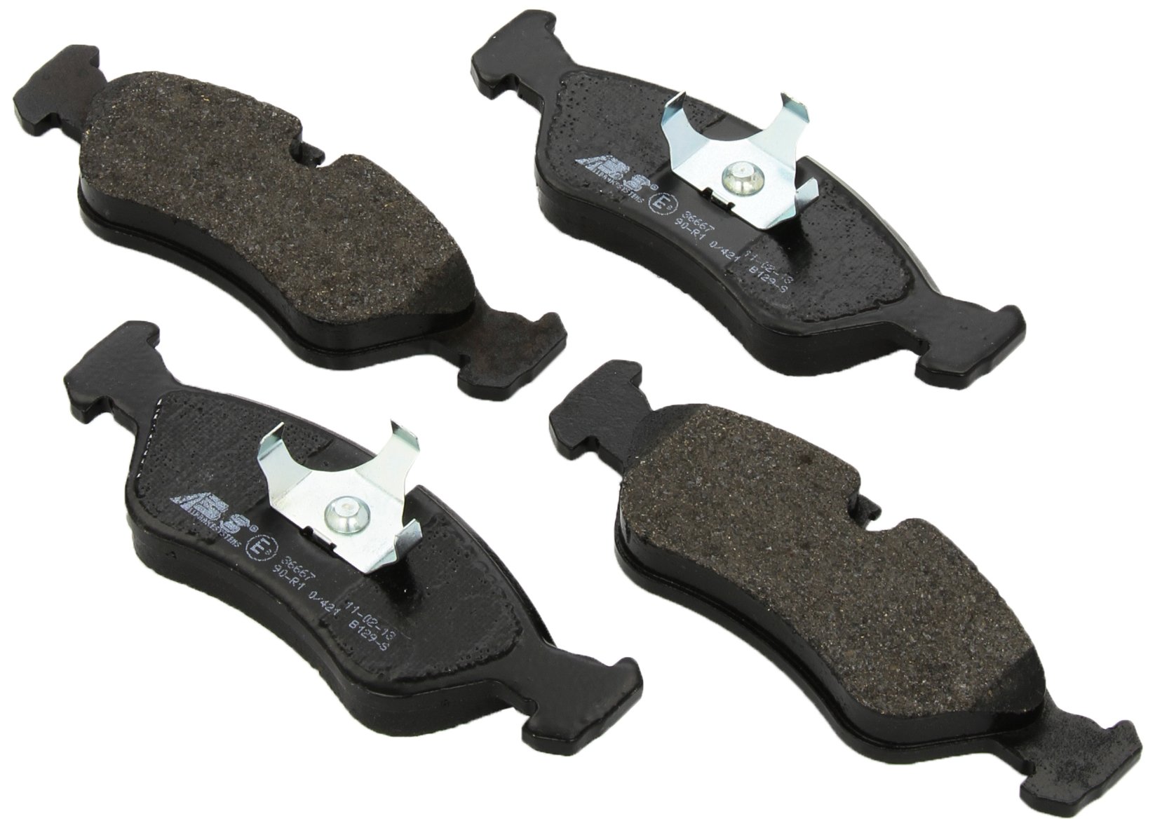 ABS All Brake Systems bv 36667 Bremsbeläge - (4-teilig) von ABS All Brake Systems