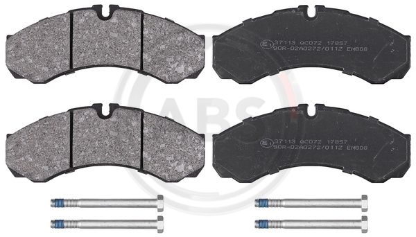 Bremsbelagsatz, Scheibenbremse ABS 37113 von ABS