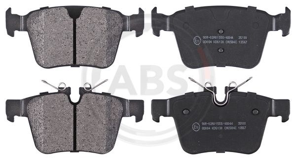 Bremsbelagsatz, Scheibenbremse Hinterachse ABS 35100 von ABS