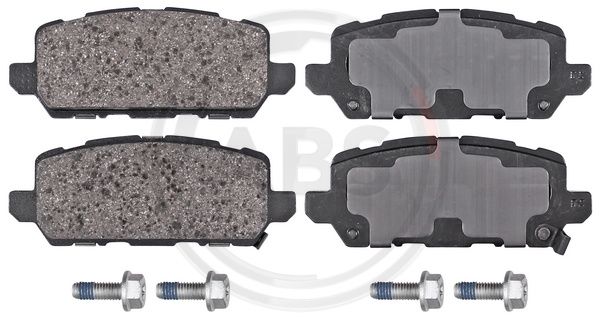 Bremsbelagsatz, Scheibenbremse Hinterachse ABS 35251 von ABS