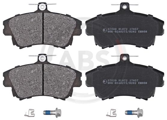 Bremsbelagsatz, Scheibenbremse Vorderachse ABS 37020 von ABS