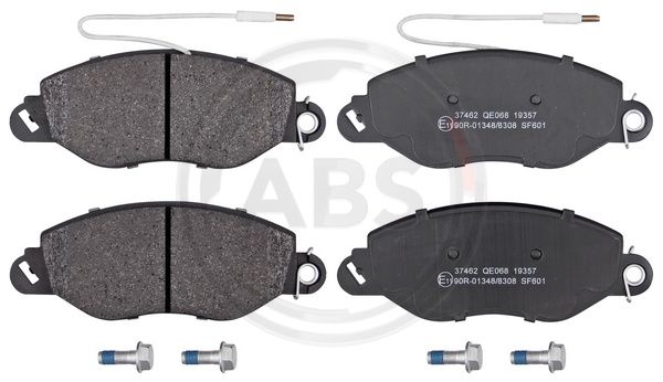 Bremsbelagsatz, Scheibenbremse Vorderachse ABS 37462 von ABS