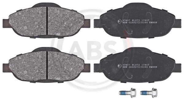 Bremsbelagsatz, Scheibenbremse Vorderachse ABS 37607 von ABS