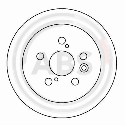Bremsscheibe Hinterachse ABS 15990 von ABS