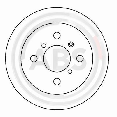 Bremsscheibe Hinterachse ABS 16199 von ABS