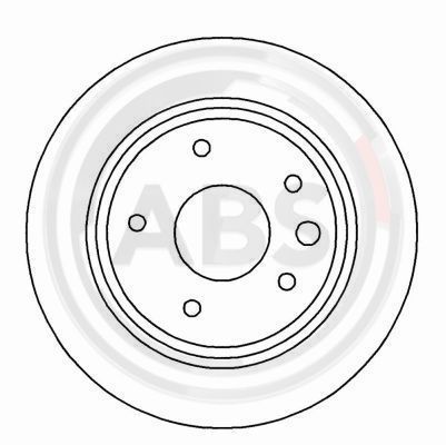 Bremsscheibe Hinterachse ABS 16999 von ABS