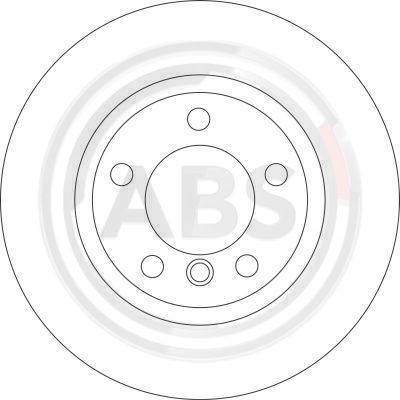 Bremsscheibe Hinterachse links ABS 16536 von ABS