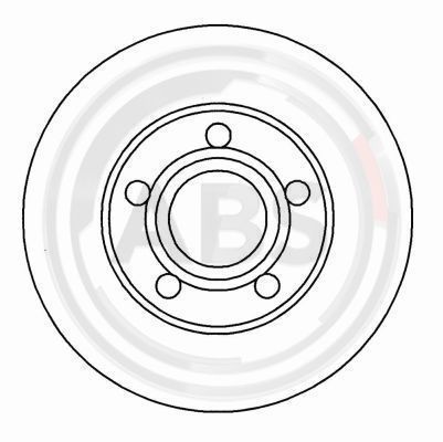 Bremsscheibe Vorderachse ABS 16248 von ABS