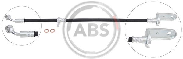 Bremsschlauch Hinterachse links ABS SL 6798 von ABS