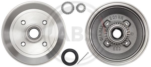 Bremstrommel Hinterachse ABS 2407-SC von ABS