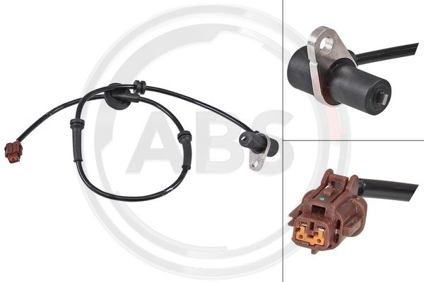 Sensor, Raddrehzahl ABS 30187 von ABS