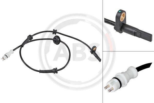 Sensor, Raddrehzahl Hinterachse ABS 31893 von ABS