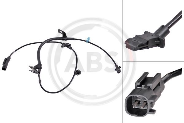 Sensor, Raddrehzahl Hinterachse rechts ABS 31546 von ABS