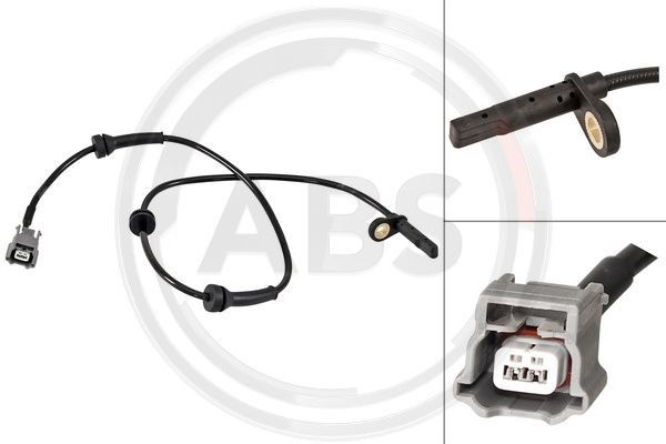 Sensor, Raddrehzahl Vorderachse ABS 31639 von ABS