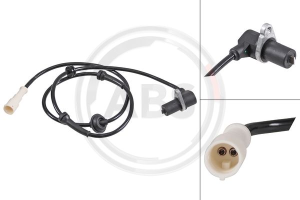 Sensor, Raddrehzahl Vorderachse links ABS 31877 von ABS