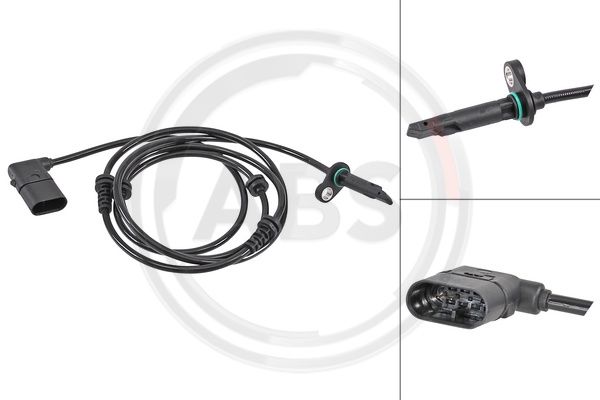 Sensor, Raddrehzahl Vorderachse links ABS 32031 von ABS