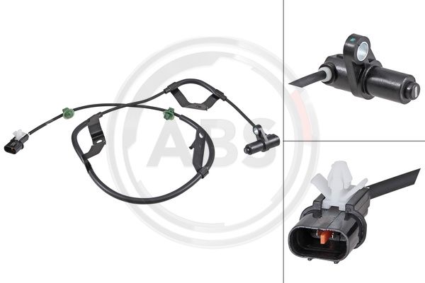 Sensor, Raddrehzahl Vorderachse rechts ABS 31912 von ABS