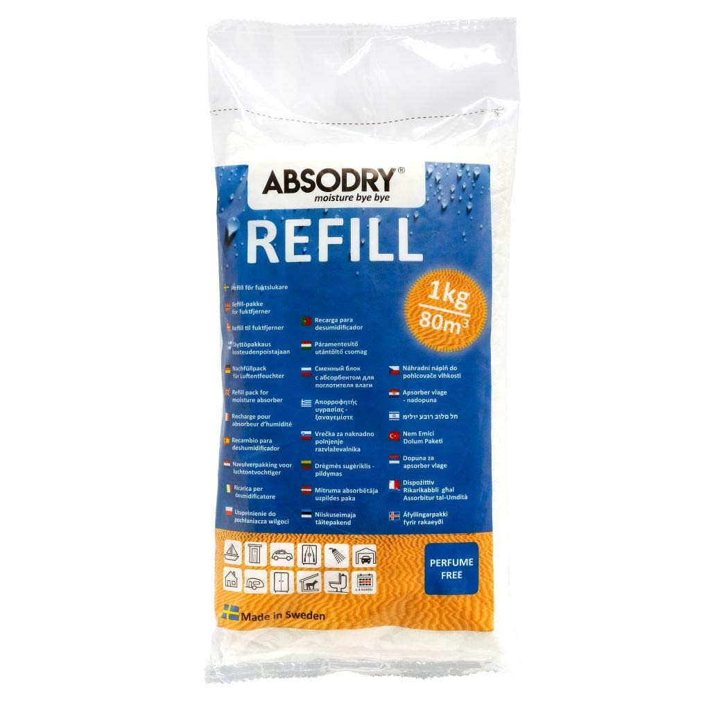 ABSODRY Nachfüllgranulat ABSORDRY Box Big Compact 1000 g, weiß von ABSODRY