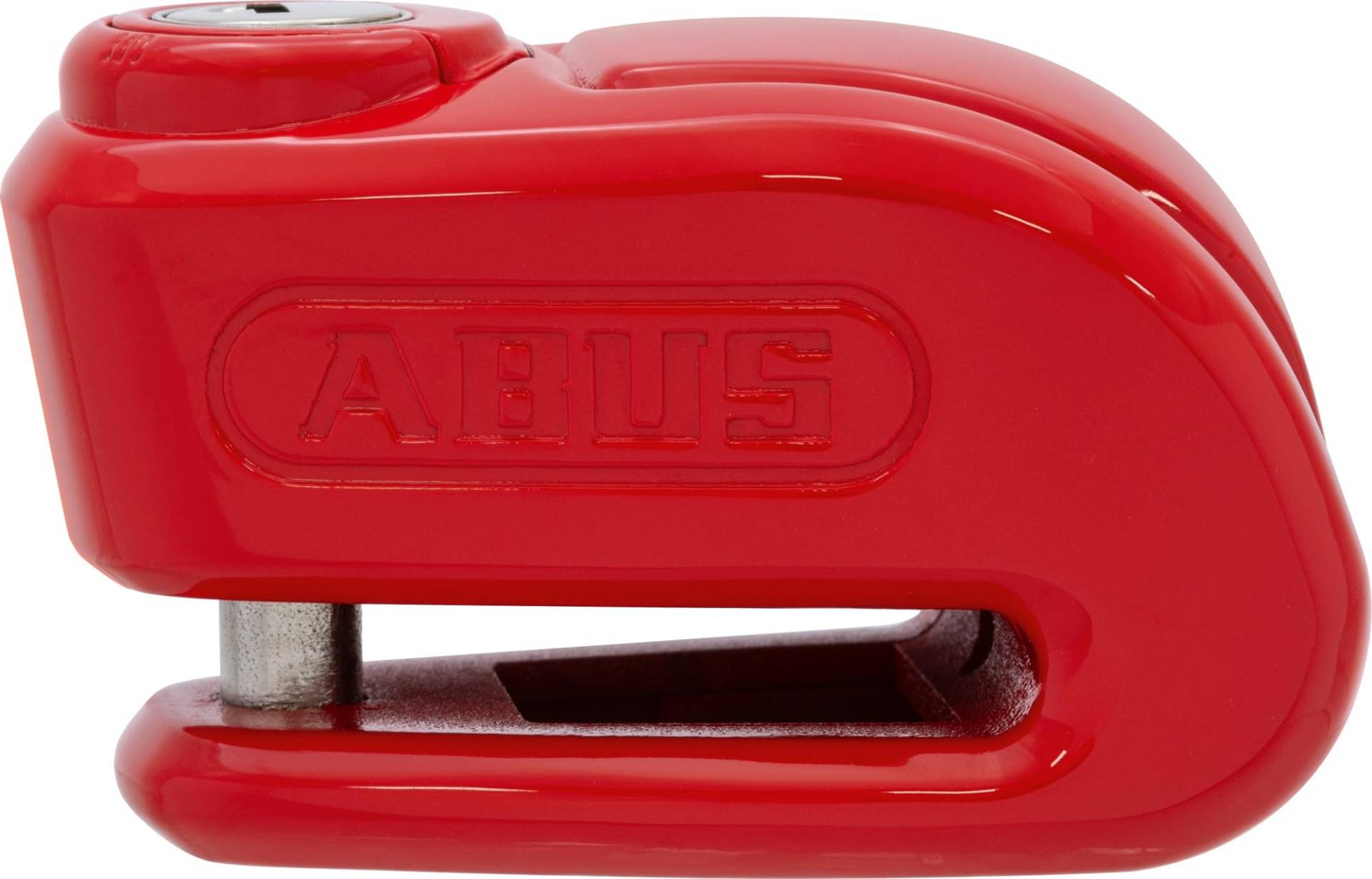 ABUS Bremsscheibenschloss 360 Trigger Alpha 2.0 - Motorradschloss für Motorroller - zur Absicherung unterwegs und in der Garage - mit 10 mm starkem Schließbolzen aus gehärtetem Stahl - rot von ABUS