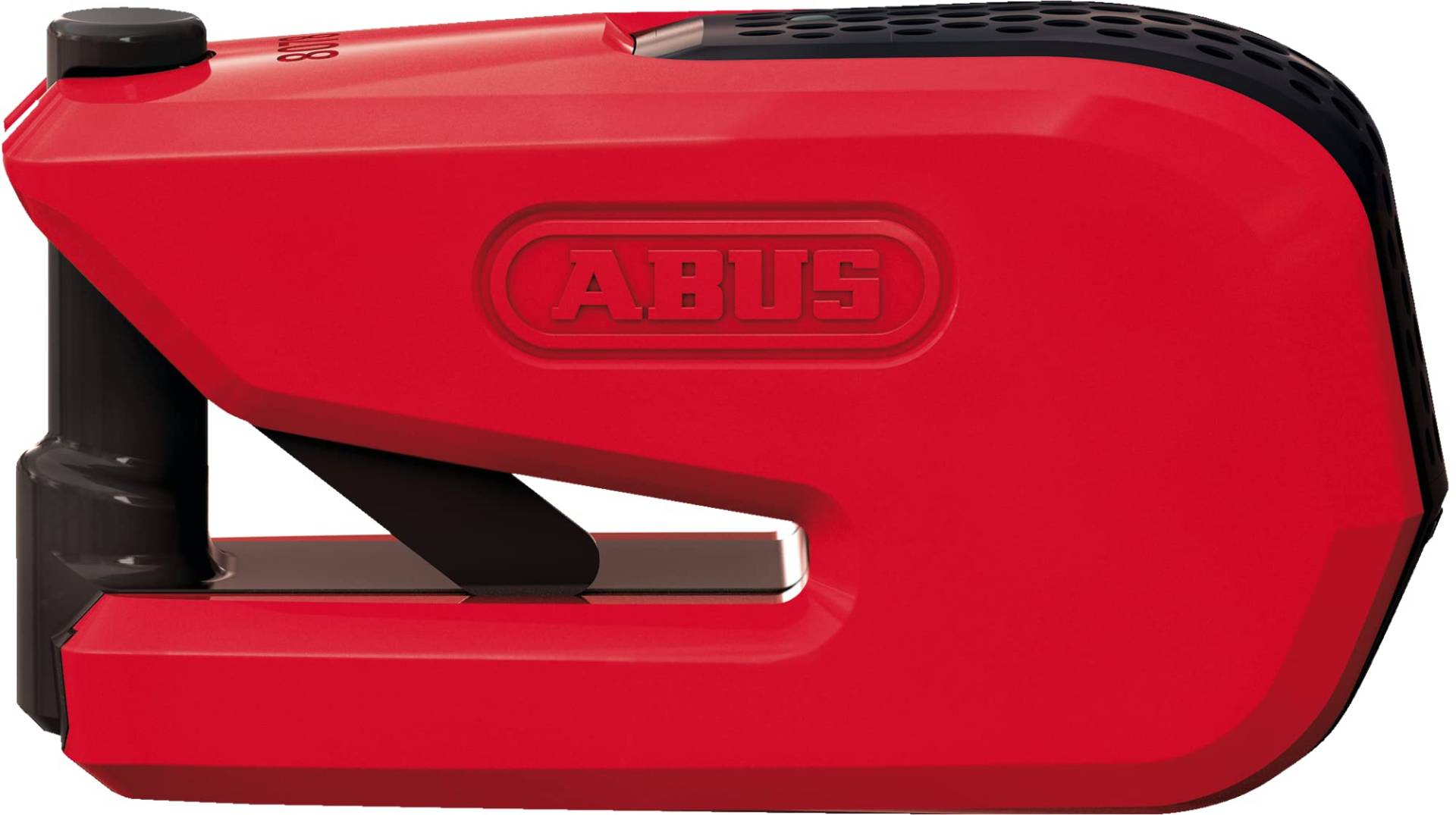 ABUS Bremsscheibenschloss Granit Detecto SmartX 8078 2.0 für Motorräder - smartes Motorradschloss mit 100 dB Alarm - Bedienung per App Sicherheitslevel 18 - Rot von ABUS