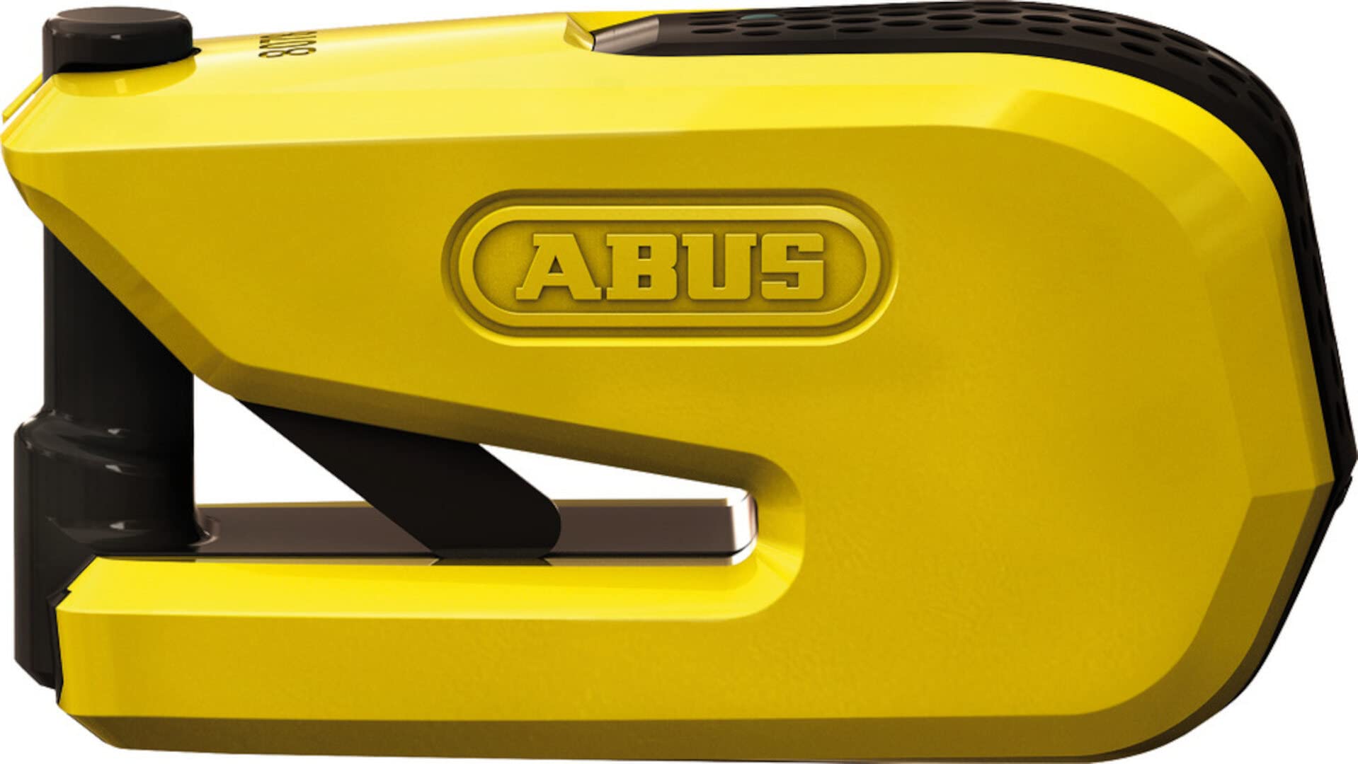 ABUS Bremsscheibenschloss Granit Detecto SmartX 8078 - smartes Motorradschloss - öffnen per Smartphone - 100 dB Alarm - ABUS-Sicherheitslevel 18 - Gelb von ABUS