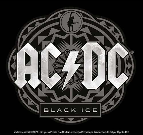 AC/DC Aufkleber Black Ice Sticker Bands Rock Metal Heavy ca. 10x10 cm von AC/DC