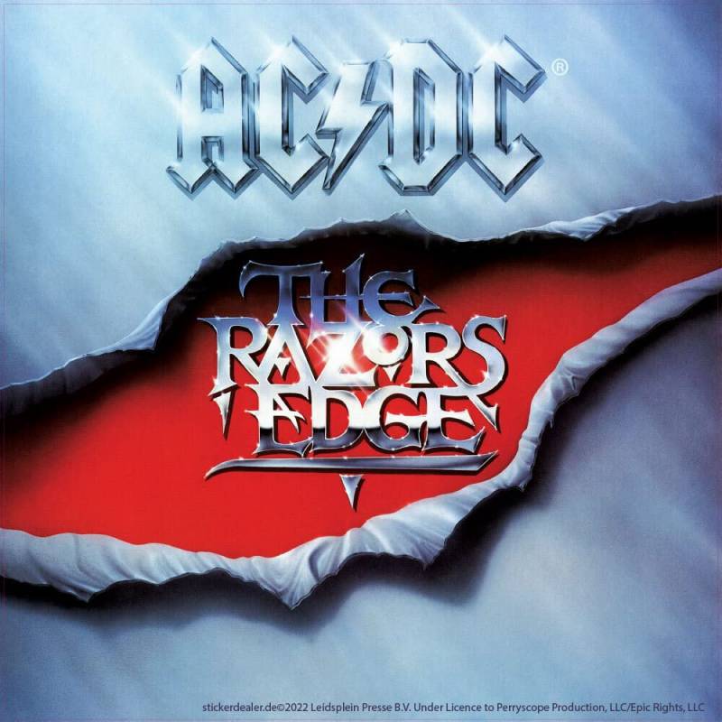 AC/DC Aufkleber The Razors Edge Sticker Angus Hardrock Metal Heavy ca. 10x10 cm von AC/DC