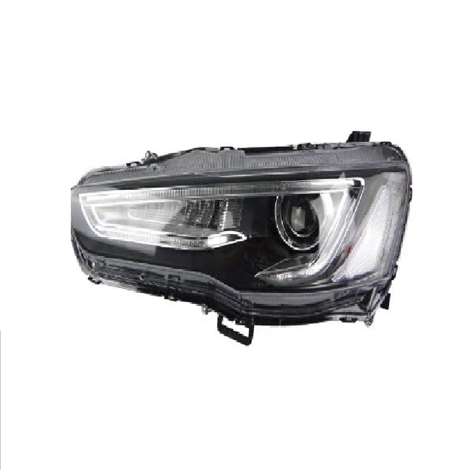 ACBPCVHGNT Autoscheinwerfer-Set Für Für Lancer 2008-2019 Für EX Scheinwerfer DRL Xenon Kopf Lampe Auto Zubehör von ACBPCVHGNT