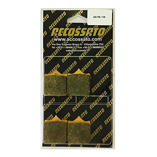 Accossato AGPA112EV2-P3953 Bremsbelagsatz, Schwarz, One Size von ACCOSSATO