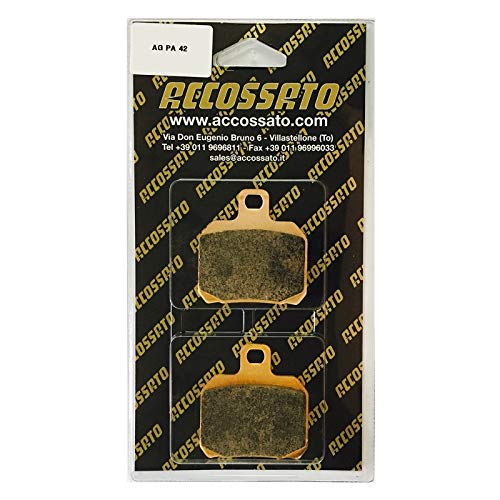 Accossato AGPA42OR-P36906 Bremsbelagsatz, Schwarz, One Size von ACCOSSATO