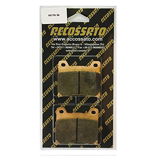 Accossato AGPA54ST-P44485 Bremsbelagsatz, Schwarz, One Size von ACCOSSATO